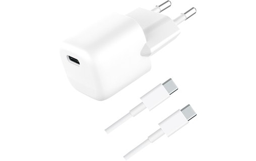 Chargeur USB-C 30 W GaN pour iPad & MacBook Air + câble USB-C 1 mètre -  Novodio - Adaptateur Secteur - Novodio