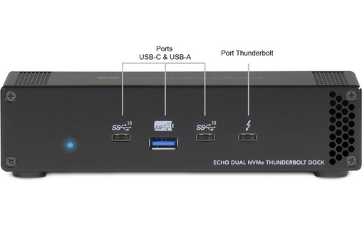 Sonnet Echo Dual - Station d'accueil NVMe Thunderbolt