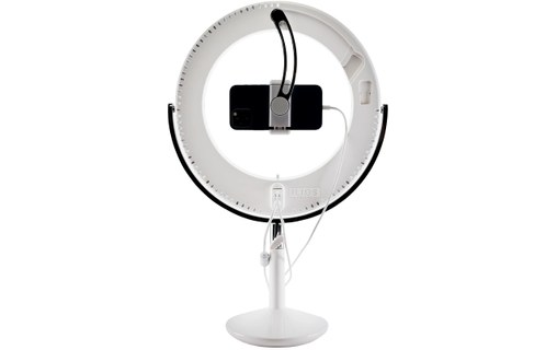 ILIOS Beauty Ring - Ring Light avec support iPhone et Miroir