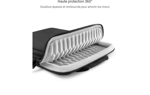 Sacoche pour MacBook Pro 14" - tomtoc Premium H13 - Noir