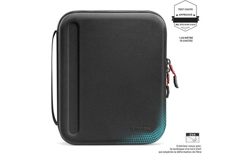 Sacoche pour iPad Pro 12,9" - tomtoc PadFolio Eva - Noir