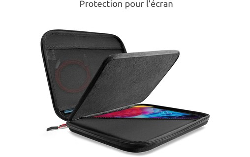 Sacoche pour iPad Pro 12,9" - tomtoc PadFolio Eva - Noir