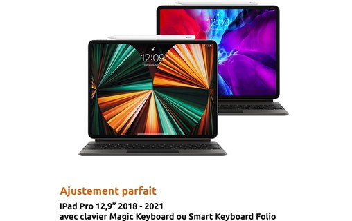 Sacoche pour iPad Pro 12,9" - tomtoc PadFolio Eva - Noir