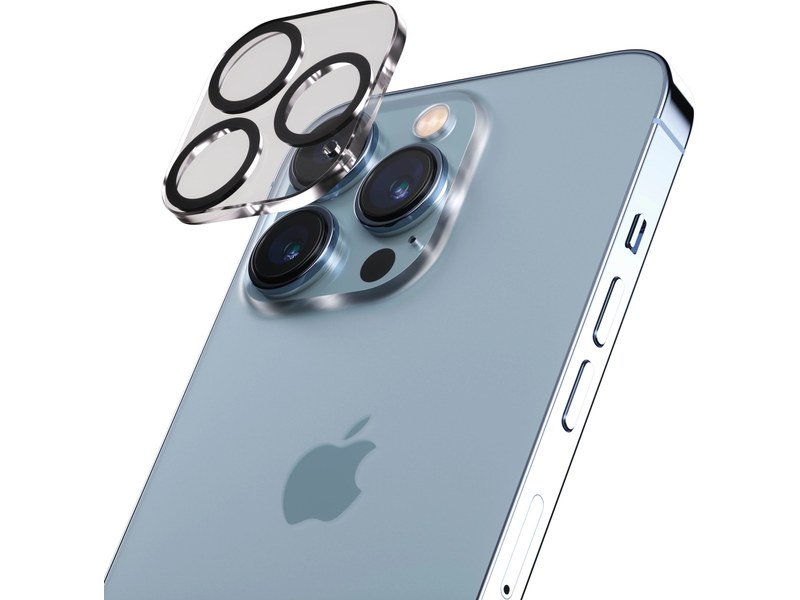 Vitre arrière iPhone 13 bleu, pièce détachée à changer le dos en verre