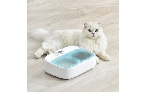 Petoneer Two-Meal Pet Feeder - Double gamelle avec compartiments programmables