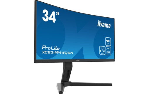 Écran Incurvé 34" iiyama ProLite XCB3494WQSN-B1 - 120 Hz
