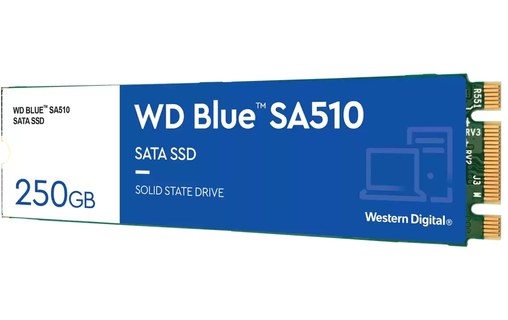 Western Digital Blue SA510 250 Go - SSD M.2 2280 SATA