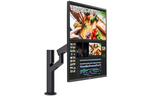 Écran 27,6" LG Ergo Dual Up 28MQ780-B - USB-C