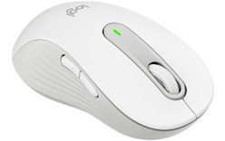 Souris sans fil Logitech Signature M650 L - Blanche - Pour gaucher, Ergonomique