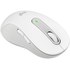 Souris sans fil Logitech Signature M650 L - Blanche - Pour gaucher, Ergonomique