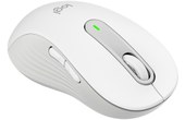 Souris sans fil Logitech Signature M650 L - Blanche - Pour gaucher, Ergonomique