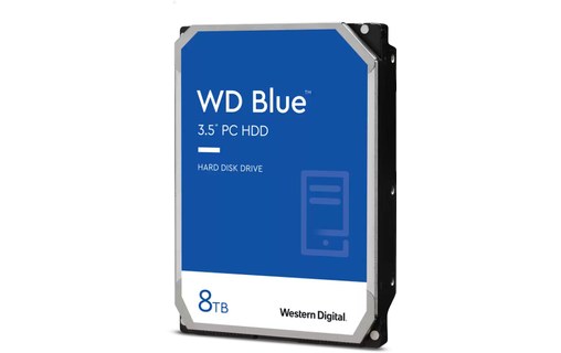 Western Digital Blue 8 To - Disque dur 5640 tr/min - WD80EAAZ