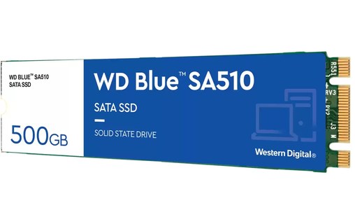 Western Digital Blue SA510 500 Go - SSD M.2 2280 SATA