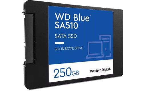Western Digital Blue SA510 250 Go - SSD 2,5"