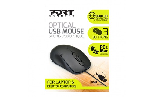 Souris PORT Designs 900400-PRO - Noire