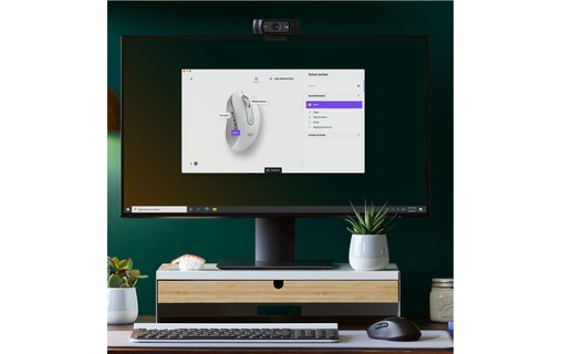 Souris sans fil Logitech Signature M650 - Blanche - Ergonomique