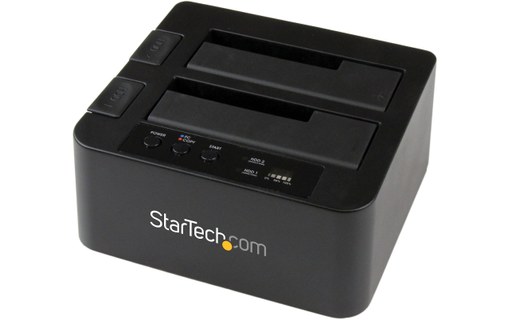 StarTech.com Duplicateur de Disque Dur à 2 Baies, Cloneur/Copieur Autonome USB 3