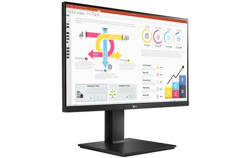 Écran 23,8" LG 24QP750-B - USB-C