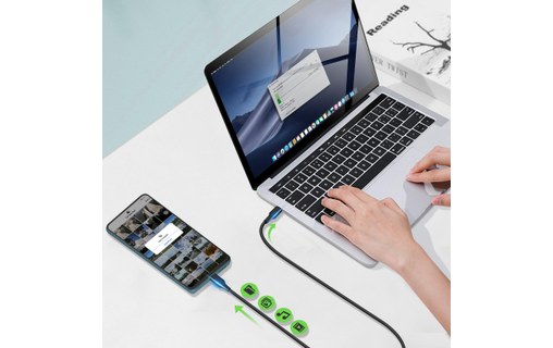 Câble USB-C vers USB-C Power Delivery 18W Résistant 1m Belkin Boost Charge Noir