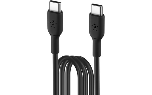 Câble USB-C vers USB-C Power Delivery 18W Résistant 1m Belkin Boost Charge Noir