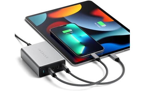 Satechi chargeur USB-C PD 3.0 4 Ports 165 W GaN