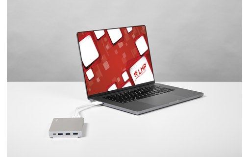 LMP USB-C DuoDock - Station d'accueil USB-C 9 ports et boîtier SSD M.2 NVMe