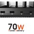 Station de charge 70W 2x USB, 2x USB-C Power Delivery et Zone Charge QI Satechi