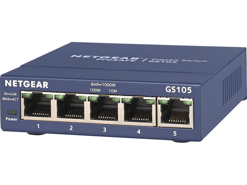 Netgear GS105E - Switch Ethernet 5 ports - non manageable - Switch - NETGEAR