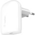 Belkin BOOST CHARGE - Chargeur USB-C 30W - Blanc