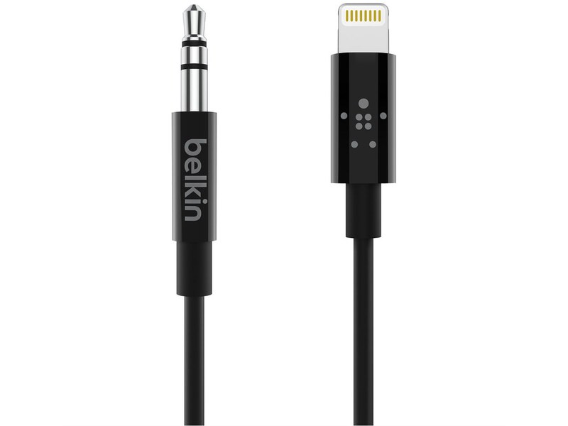 Belkin Câble Lightning vers Jack 3.5 mm Noir - 90 cm - Accessoires