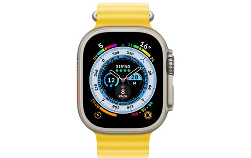 Apple Watch Ultra OLED 49 mm 4G Métallique GPS (satellite)