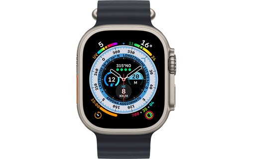 Apple Watch Ultra OLED 49 mm 4G Métallique GPS (satellite)