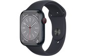 Apple Watch Series 8 OLED 45 mm 4G Noir GPS (satellite)
