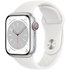 Apple Watch Series 8 OLED 41 mm 4G Argent GPS (satellite)