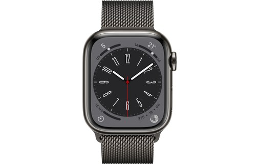 Apple Watch Series 8 OLED 41 mm 4G Graphite GPS (satellite)