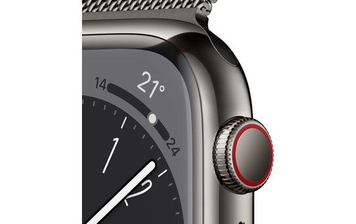 Apple Watch Series 8 OLED 41 mm 4G Graphite GPS (satellite)