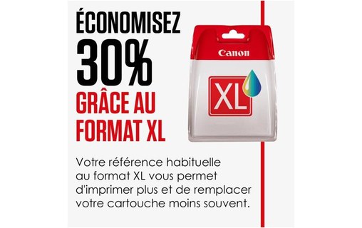 Canon Cartouche d'encre CL-541 XL grande capacitu00e9 Couleur, emballage carton