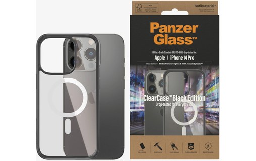 Coque MagSafe pour iPhone 14 Pro - Transparente - PanzerGlass