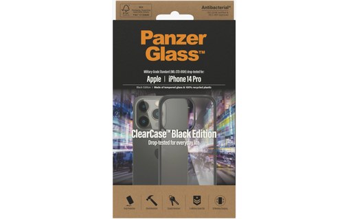 Coque pour iPhone 14 Pro - Transparente - PanzerGlass