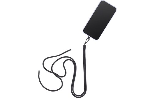 Bandoulière ajustable pour coque d'iPhone - Noir - aiino