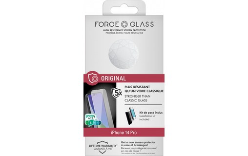 Force Glass iPhone 14 Pro - Vitre de protection écran
