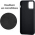 Novodio Coque en silicone pour iPhone 14 Pro Max avec support ring - Noir