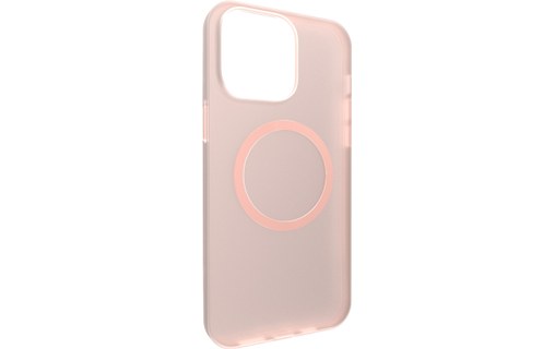 SwitchEasy Gravity M iPhone 14 Pro - Coque avec MagSafe - Rose transparent