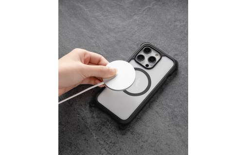 SwitchEasy HOOP - Anneau magnétique MagSafe pour iPhone - Noir