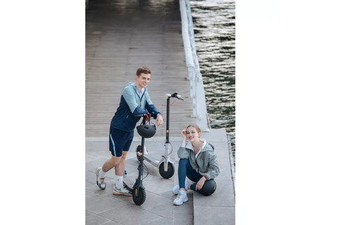 Trottinette électrique pliable - Xiaomi Mi Electric Scooter 3 Gris/Blanc