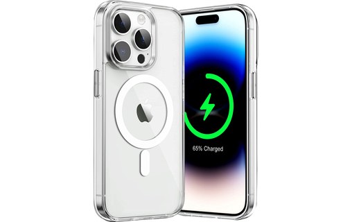 Novodio Coque Magnétique pour iPhone 14 Pro - Compatible MagSafe - Transparente