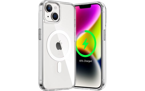 Novodio Coque Magnétique pour iPhone 14 - Compatible MagSafe - Transparente