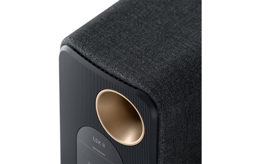 KEF LSX II Noir Carbon- Enceintes sans fil Hi-Fi multiroom Wi-Fi / AirPlay 2 / B