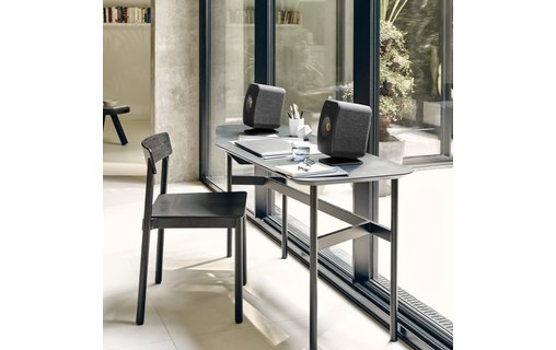 KEF LSX II Noir Carbon- Enceintes sans fil Hi-Fi multiroom Wi-Fi / AirPlay 2 / B