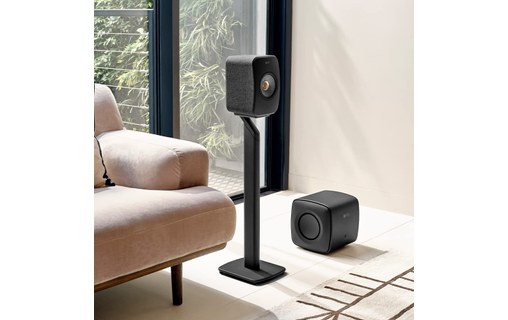 KEF LSX II Noir Carbon- Enceintes sans fil Hi-Fi multiroom Wi-Fi / AirPlay 2 / B